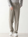 Herren Casual Hose aus Polyester für Alltag und Büro-Khaki-S-Luzern Mode