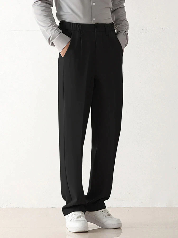 Herren Casual Hose aus Polyester für Alltag und Büro-Luzern Mode