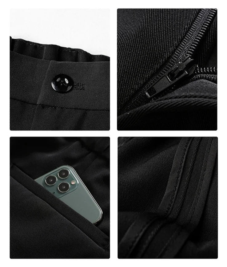 Herren Casual Hose aus Polyester für Alltag und Büro-Luzern Mode