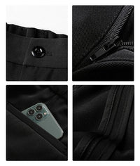 Herren Casual Hose aus Polyester für Alltag und Büro-Luzern Mode