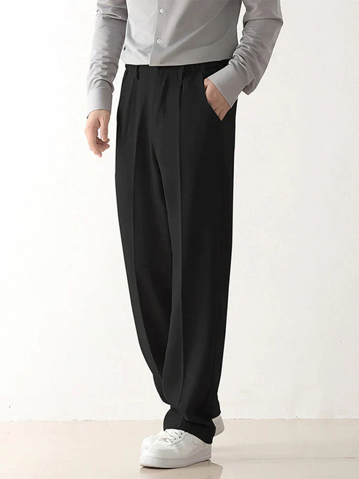 Herren Casual Hose aus Polyester für Alltag und Büro-Luzern Mode