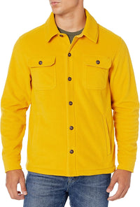 Herren Flanellhemd kariert mit Knopfleiste und Taschen-Gold-S-Luzern Mode