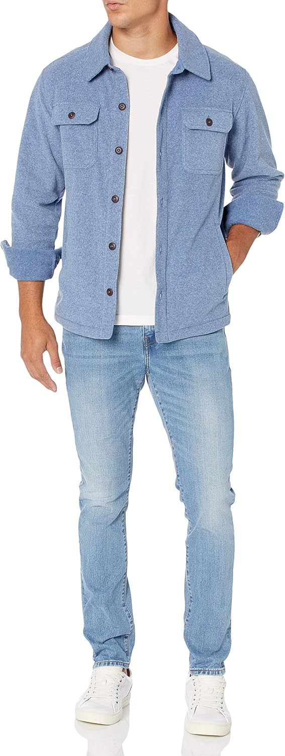 Herren Flanellhemd kariert mit Knopfleiste und Taschen-Luzern Mode
