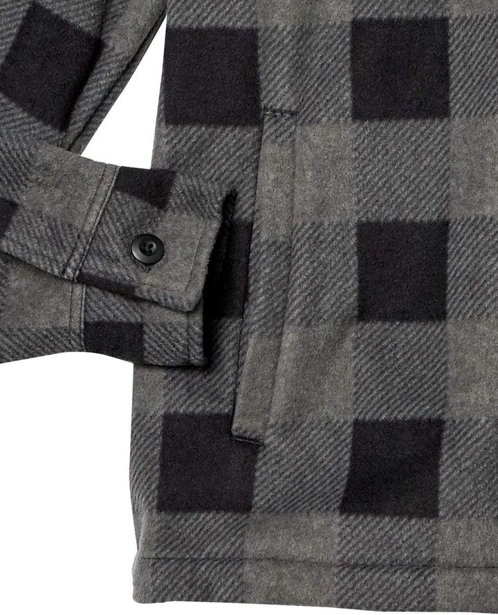 Herren Flanellhemd kariert mit Knopfleiste und Taschen-Luzern Mode