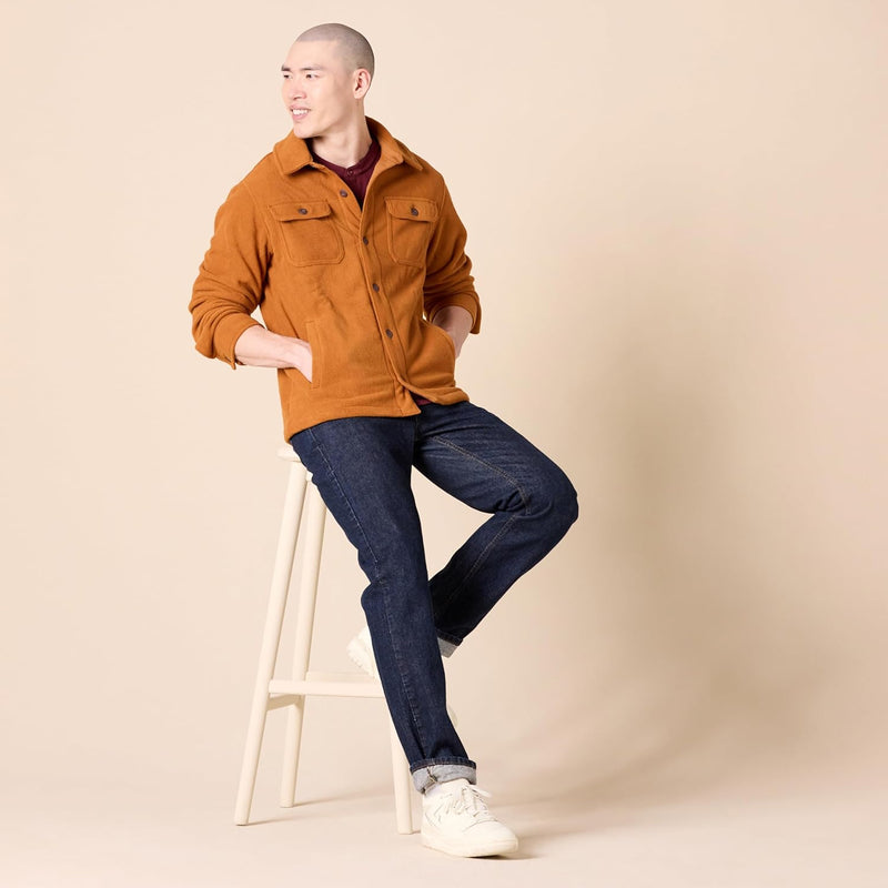 Herren Flanellhemd kariert mit Knopfleiste und Taschen-Luzern Mode