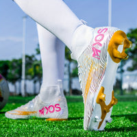 Herren Fußballschuhe | Hohe Knöchel | Grip | Schnürung | Noppen-Luzern Mode