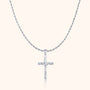 Herren-Halskette mit Kreuz | Glauben Stilvoll Robust Langlebig Silber Gold-Silber-Luzern Mode