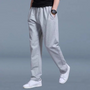 Oversized Herren Jogginghose mit Taschen - Bequeme Sporthose-Hellgrau-M-Luzern Mode