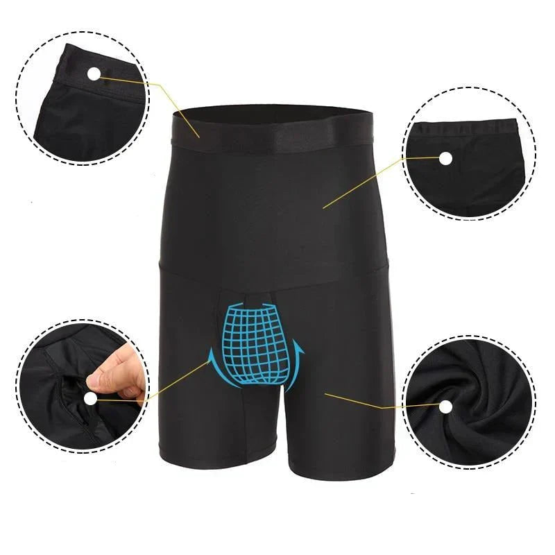 Herren Shapewear Unterhose - Nahtlose Bauchweg Boxershorts-Luzern Mode
