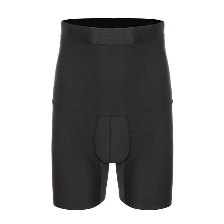 Herren Shapewear Unterhose - Nahtlose Bauchweg Boxershorts-Schwarz-S-Luzern Mode