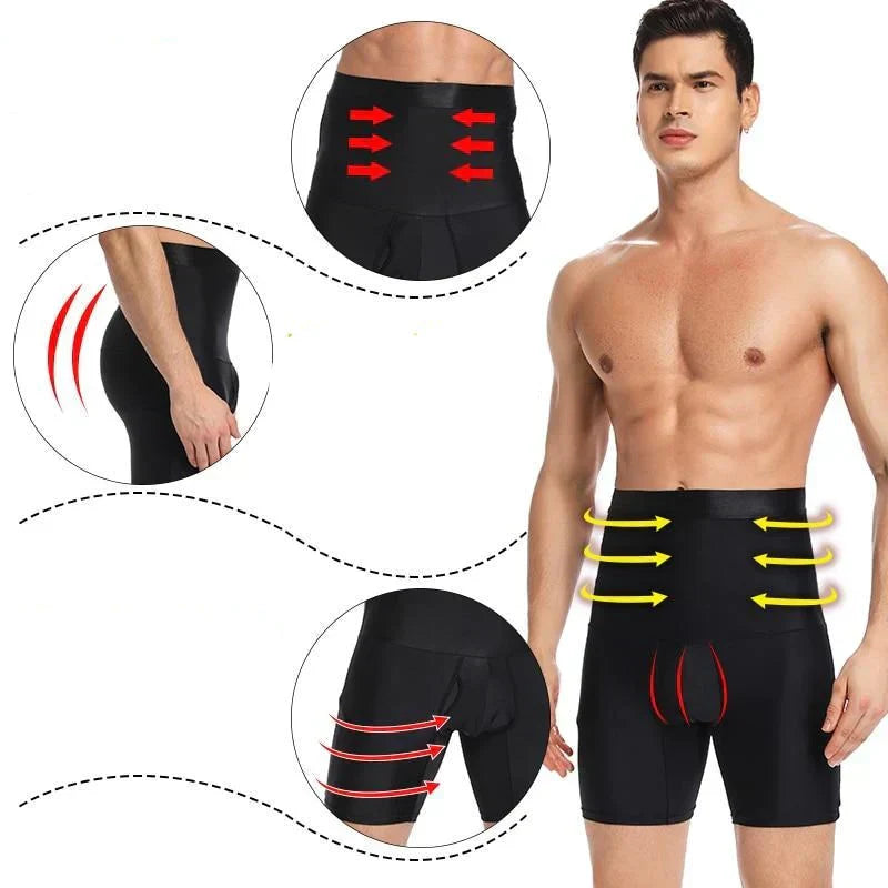 Herren Shapewear Unterhose - Nahtlose Bauchweg Boxershorts-Luzern Mode