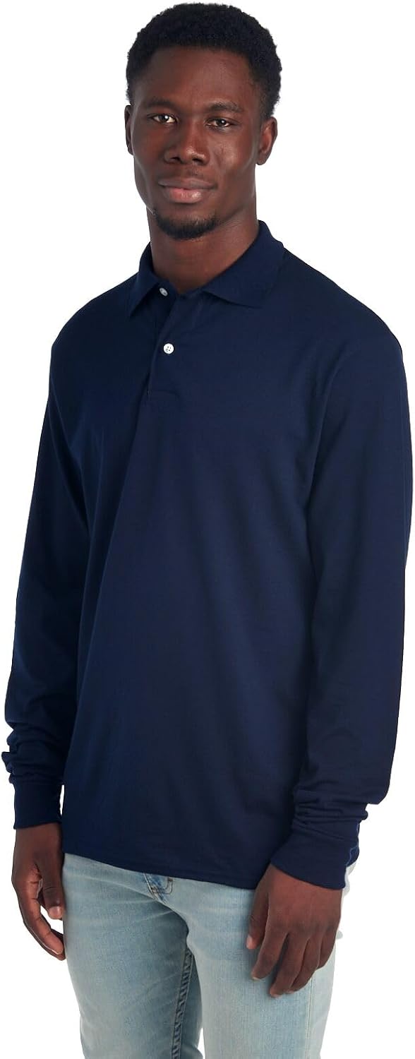 Langarm Herren Poloshirt - Bequemes Freizeitoberteil-Luzern Mode