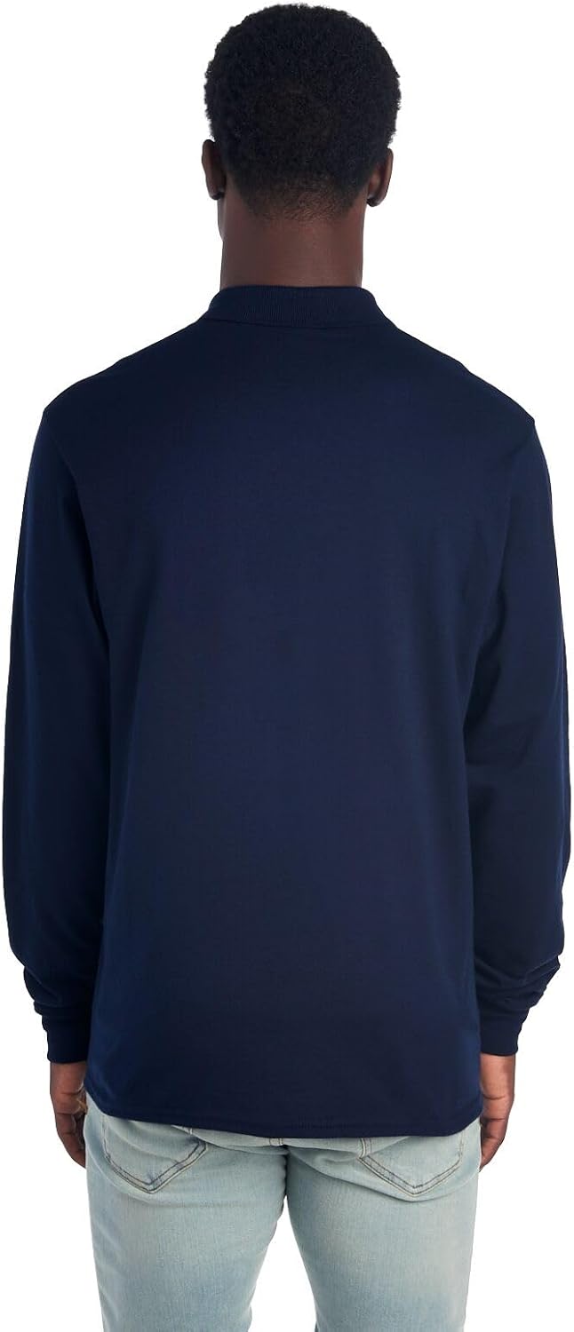 Langarm Herren Poloshirt - Bequemes Freizeitoberteil-Luzern Mode