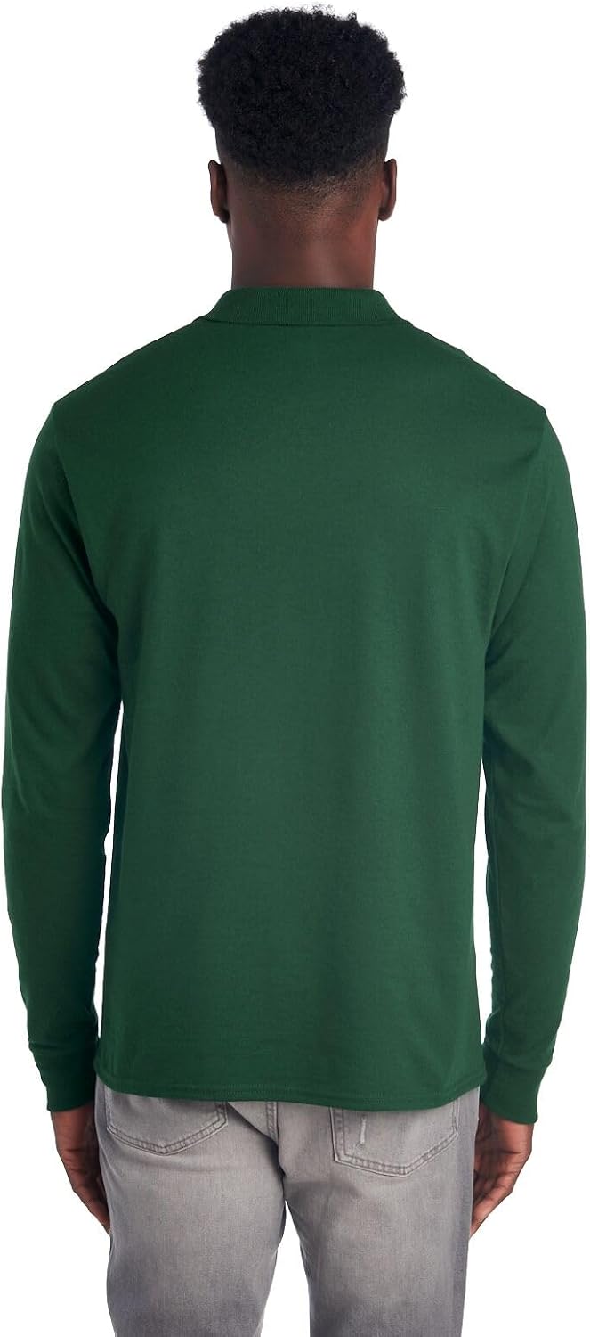 Langarm Herren Poloshirt - Bequemes Freizeitoberteil-Luzern Mode