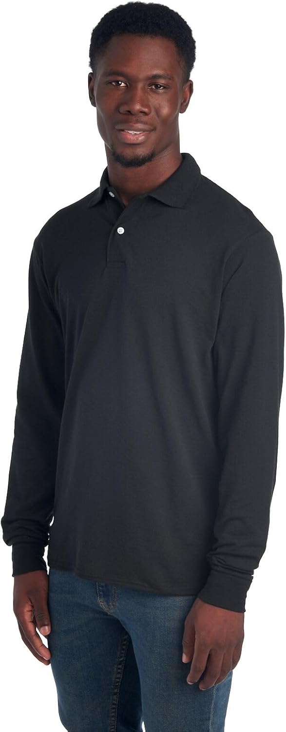 Langarm Herren Poloshirt - Bequemes Freizeitoberteil-Luzern Mode