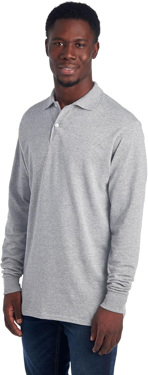 Langarm Herren Poloshirt - Bequemes Freizeitoberteil-Luzern Mode