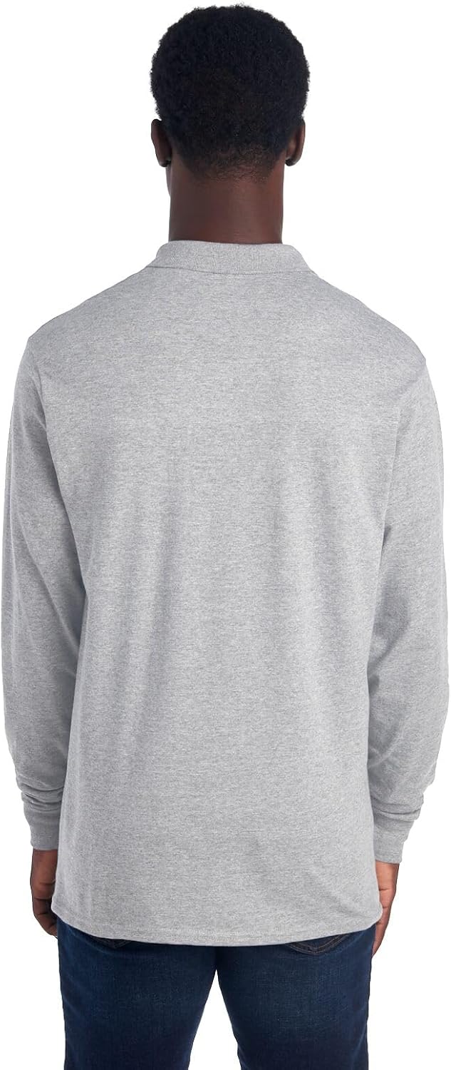 Langarm Herren Poloshirt - Bequemes Freizeitoberteil-Luzern Mode