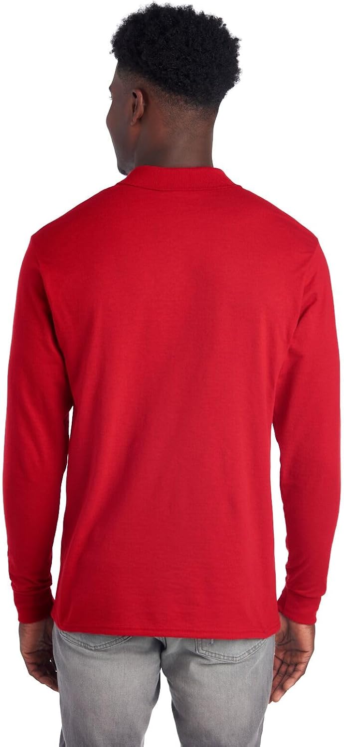 Langarm Herren Poloshirt - Bequemes Freizeitoberteil-Luzern Mode