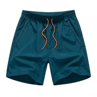 Herren Laufshorts Sommer | Doppellagig | Reißverschluss | Atmungsaktiv | Sportlich-Luzern Mode