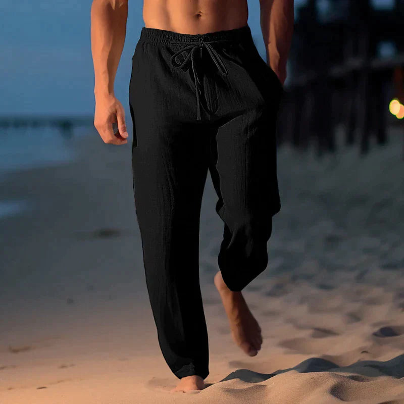 Herren Leinenhose mit verstellbarem Bund – Jules