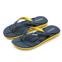 Herren Flip Flops mit Komfortsohle für den Sommer-Blau-39-Luzern Mode