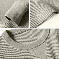 Herren Langarmshirt Slim Fit - Bequemes Freizeitoberteil-Luzern Mode