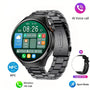 Herren Smartwatch | NFC Vielseitig Komfortabel Stilvoll Touchscreen-Matt Schwarz-Luzern Mode