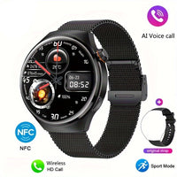 Herren Smartwatch | NFC Vielseitig Komfortabel Stilvoll Touchscreen-Luzern Mode