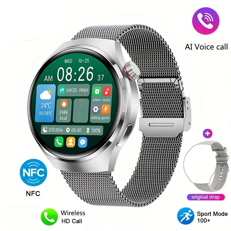 Herren Smartwatch | NFC Vielseitig Komfortabel Stilvoll Touchscreen-Luzern Mode