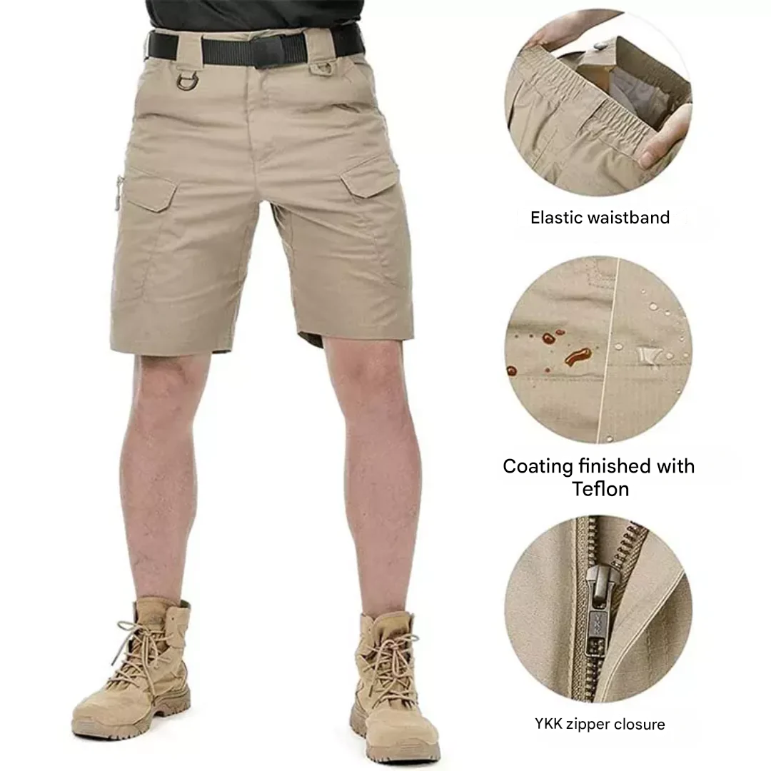 Herren Outdoor Shorts Stretch | Cargo mit 6 Taschen | Atmungsaktiv & schnell trocken-Luzern Mode