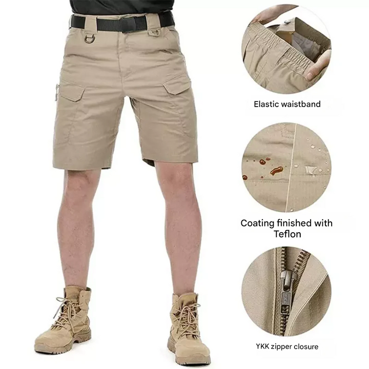 Herren Outdoor Shorts Stretch | Cargo mit 6 Taschen | Atmungsaktiv & schnell trocken-Luzern Mode