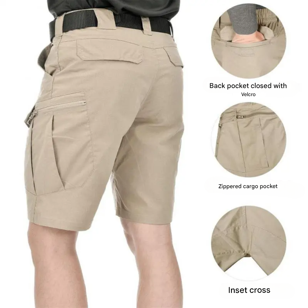 Herren Outdoor Shorts Stretch | Cargo mit 6 Taschen | Atmungsaktiv & schnell trocken-Luzern Mode