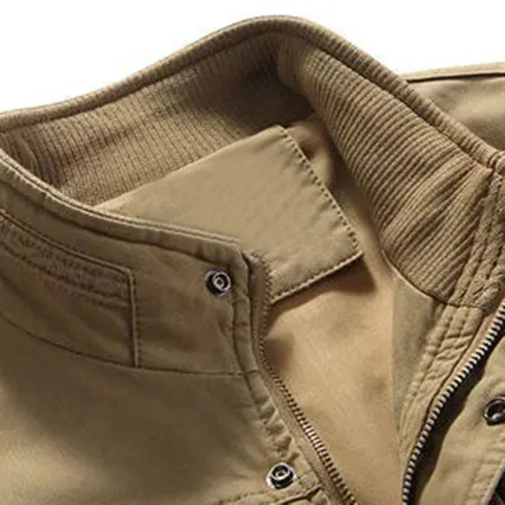 Herren Outdoor-Weste | Baumwolle | Ärmellose | Reißverschluss-Luzern Mode