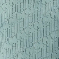 Luxuriöser Designerstoff mit Monogramm-Muster für Modeprojekte-Luzern Mode