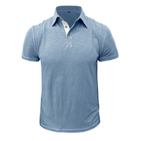Herren-Poloshirt | Baumwolle | Kurze Ärmel | Kragen | Knopfleiste -Luzern Mode