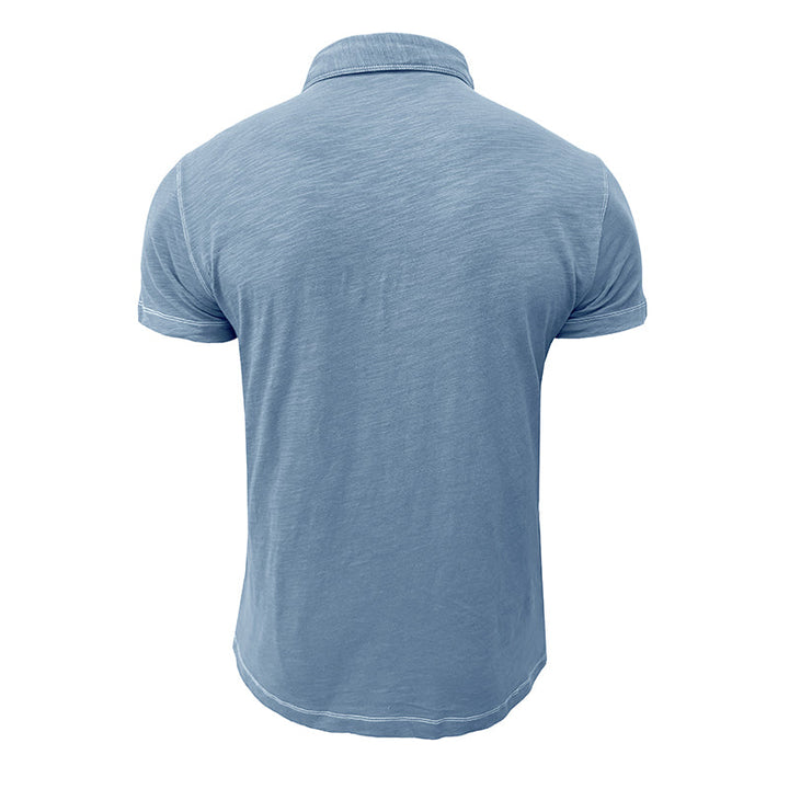 Herren-Poloshirt | Baumwolle | Kurze Ärmel | Kragen | Knopfleiste -Luzern Mode