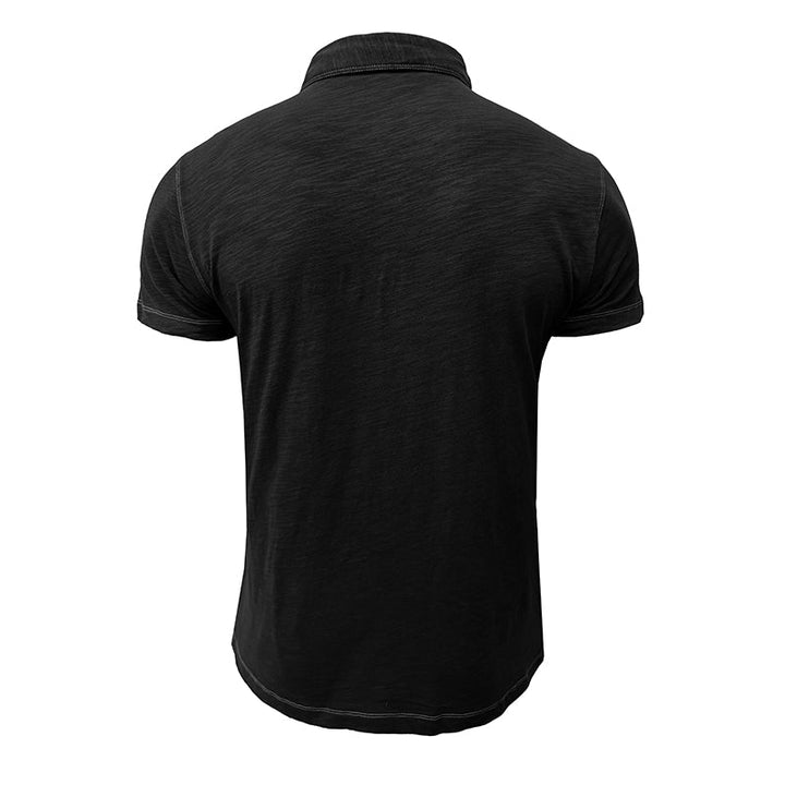 Herren-Poloshirt | Baumwolle | Kurze Ärmel | Kragen | Knopfleiste -Luzern Mode