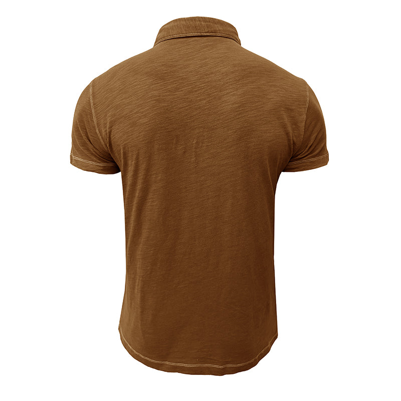 Herren-Poloshirt | Baumwolle | Kurze Ärmel | Kragen | Knopfleiste -Luzern Mode