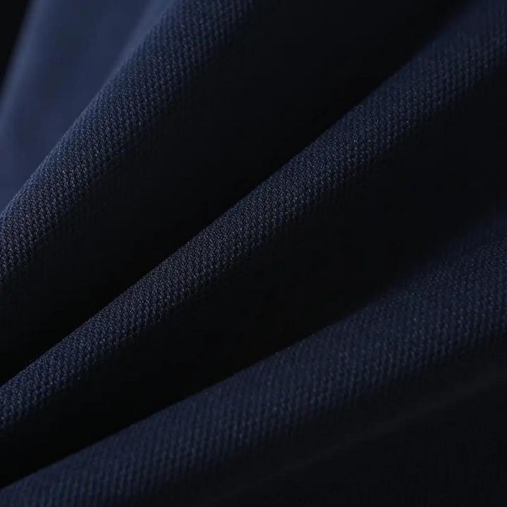 Herren Langarm Poloshirt mit Karomuster Kragen Design-Luzern Mode