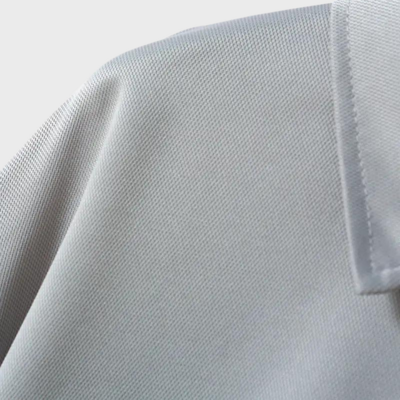 Herren Langarm Poloshirt mit Karomuster Kragen Design-Luzern Mode