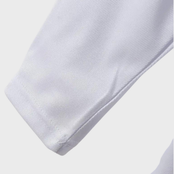 Herren Langarm Poloshirt mit Karomuster Kragen Design-Luzern Mode