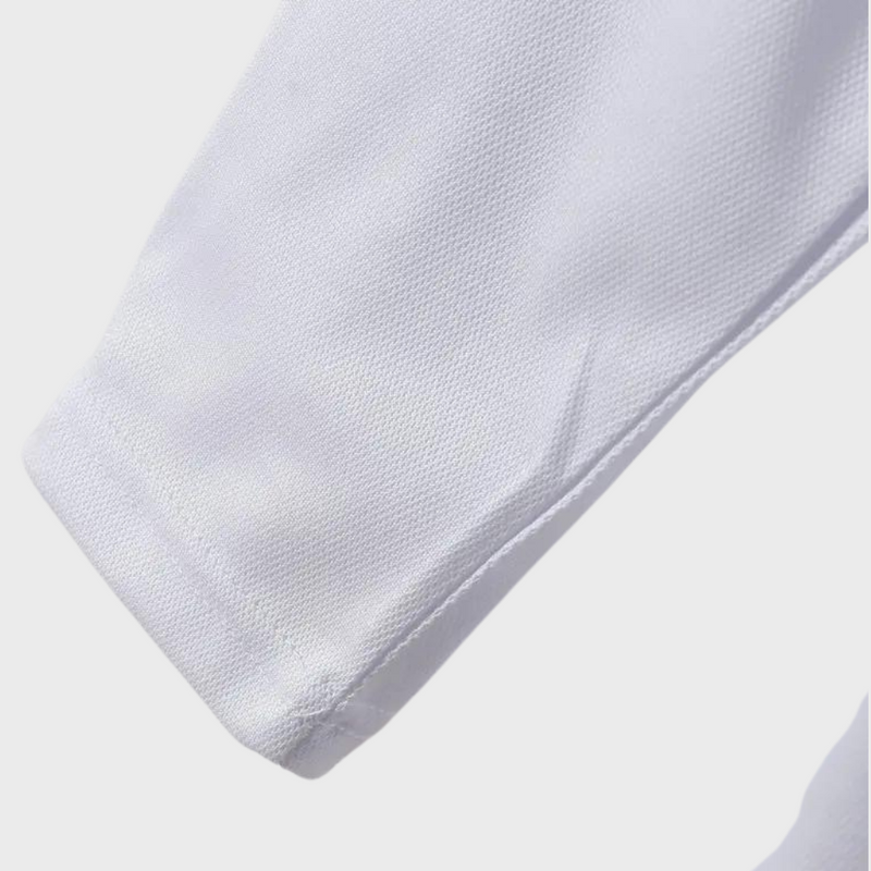 Herren Langarm Poloshirt mit Karomuster Kragen Design-Luzern Mode