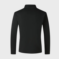 Herren Langarm Poloshirt mit Karomuster Kragen Design-Luzern Mode