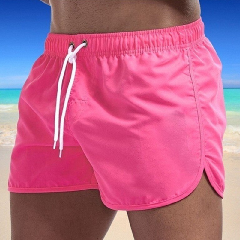 Schwimmshorts Herren | Schnelltrocknend | Leicht | Strand | Pool | Sportlich-Rosa-S-Luzern Mode