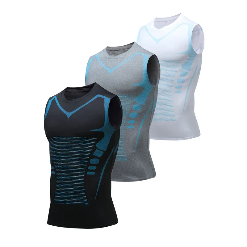 Herren Sport-Tanktop atmungsaktiv Fitness Training-Luzern Mode