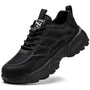 Herren Sneaker für Outdoor-Aktivitäten und Sport-Schwarz-38-Luzern Mode