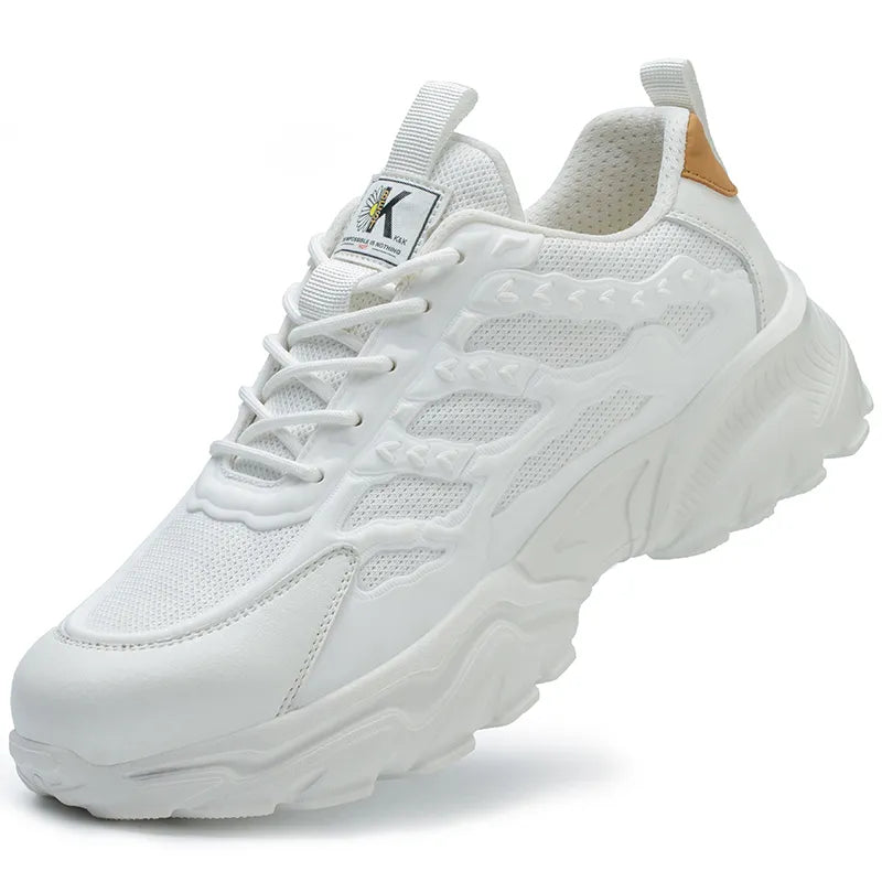 Herren Sneaker für Outdoor-Aktivitäten und Sport-Weiß-38-Luzern Mode