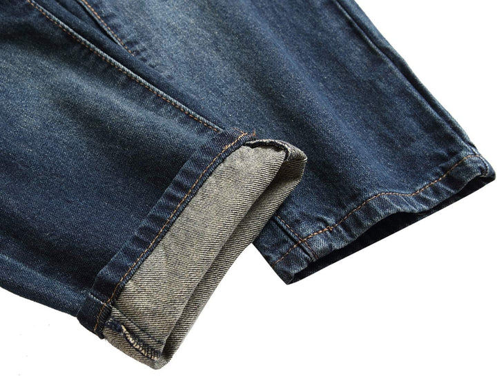 Herren Jeans mit Rissen - Lässige Mode Denim Hose-Luzern Mode