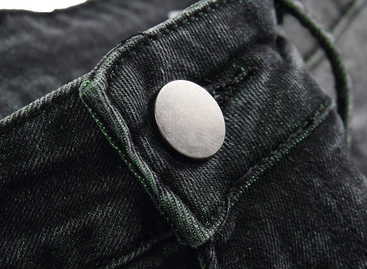 Herren Jeans mit Rissen - Lässige Mode Denim Hose-Luzern Mode