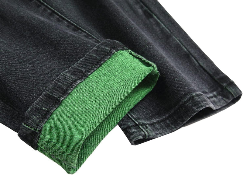 Herren Jeans mit Rissen - Lässige Mode Denim Hose-Luzern Mode